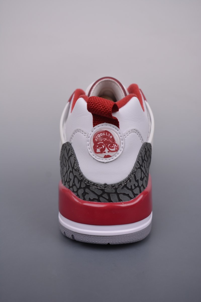 Jordan Spizike Low 'White / Red' view