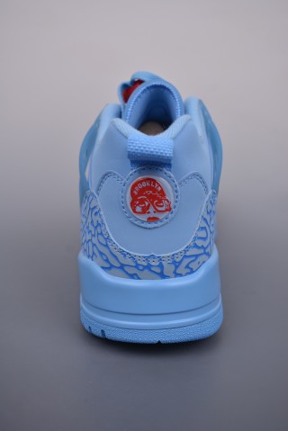 Jordan Spizike Low 'White / Red' view 4