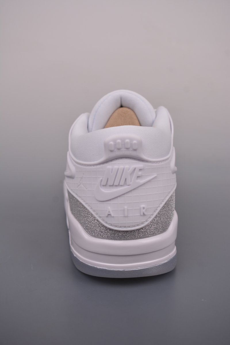 Air Jordan 4 Low 'White / Silver' view