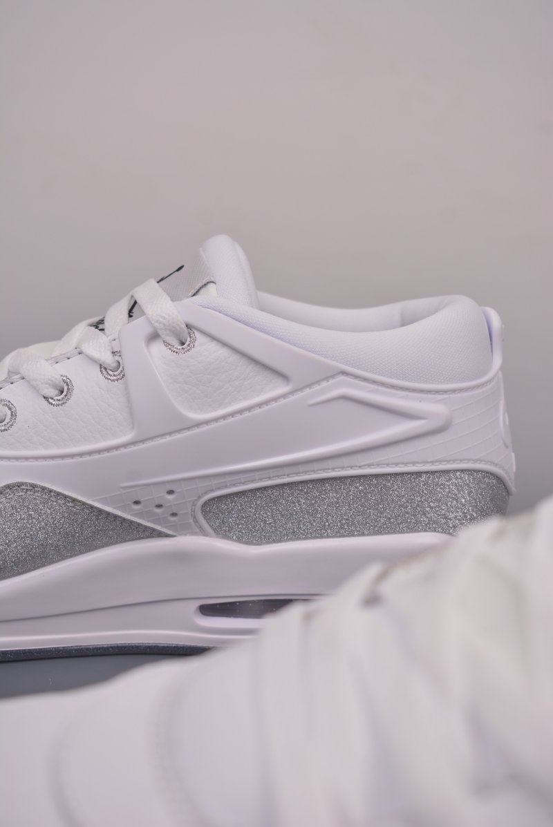 Air Jordan 4 Low 'White / Silver' view