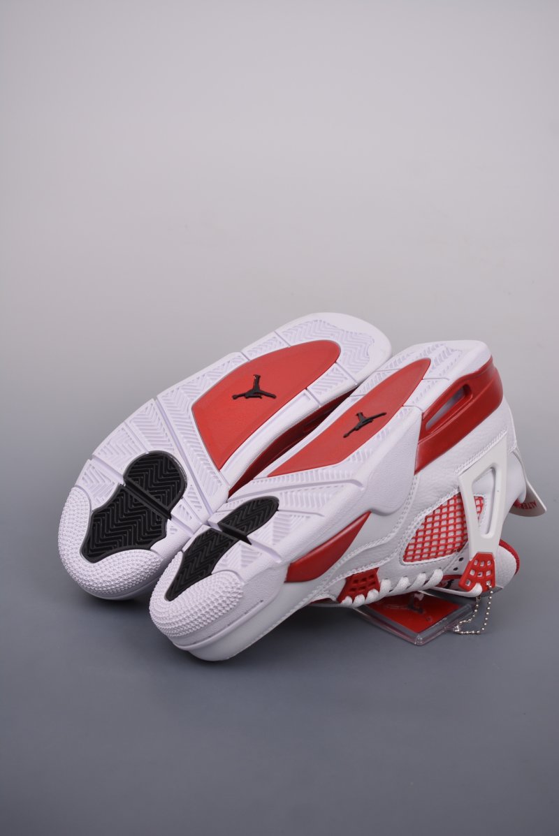 Air Jordan 4 Retro 'White / Red' view