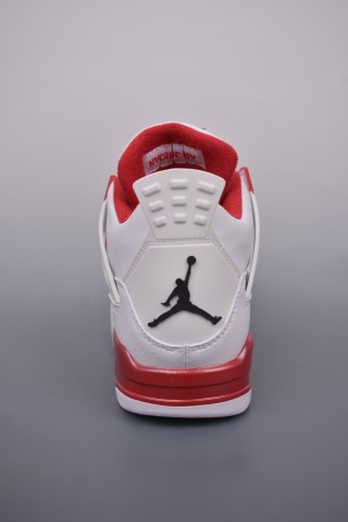Air Jordan 4 Retro 'White / Red' view 4