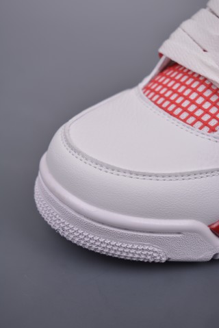 Air Jordan 4 Retro 'White / Red' view 6