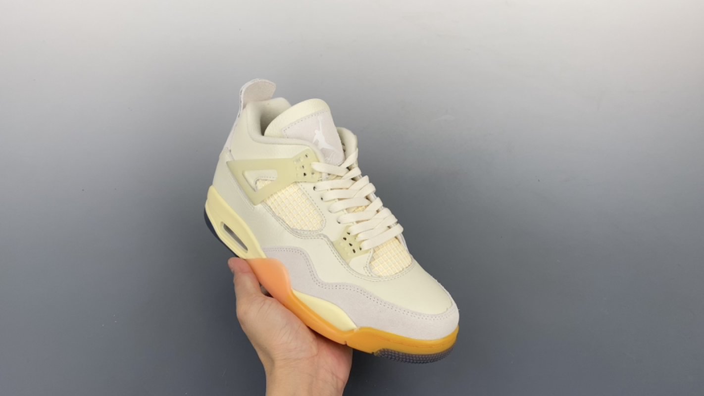 Air Jordan 4 Retro 'White / Orange'