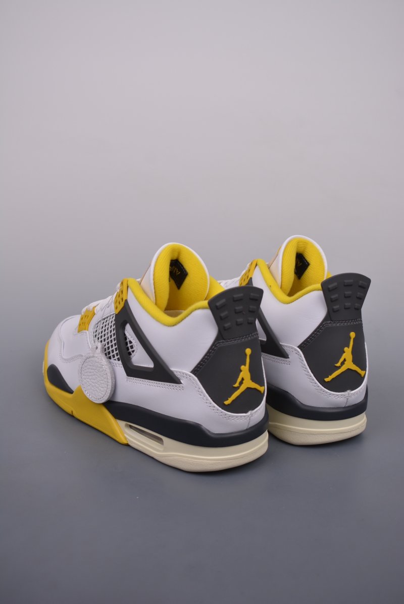 Air Jordan 4 Retro 'Black / White / Yellow' view