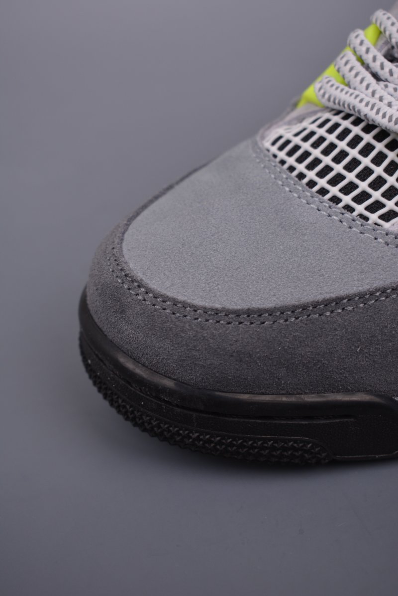 Air Jordan 4 Retro 'Grey / Green' view