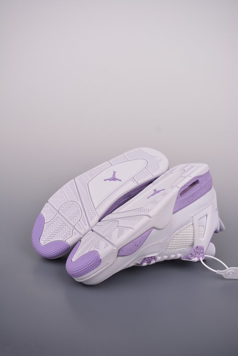 Air Jordan 4 Retro 'White / Purple' view
