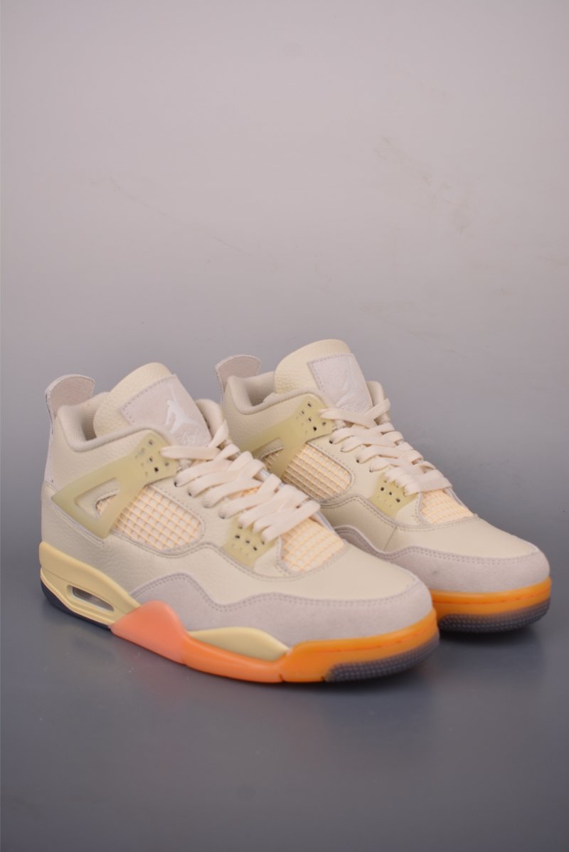 Air Jordan 4 Retro 'White / Orange'