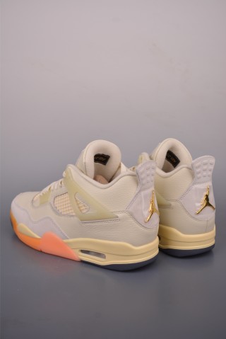 Air Jordan 4 Retro 'White / Orange' view 2