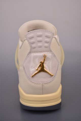 Air Jordan 4 Retro 'White / Orange' view 4