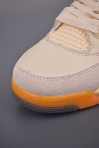 Air Jordan 4 Retro 'White / Orange' view 6