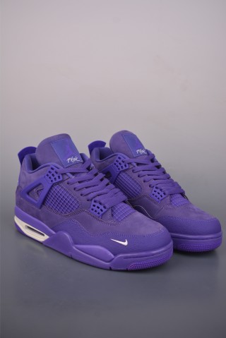 Air Jordan 4 Retro 'White / Purple' view 1