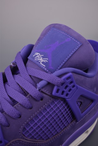 Air Jordan 4 Retro 'White / Purple' view 7