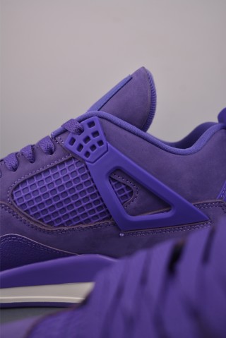 Air Jordan 4 Retro 'White / Purple' view 8