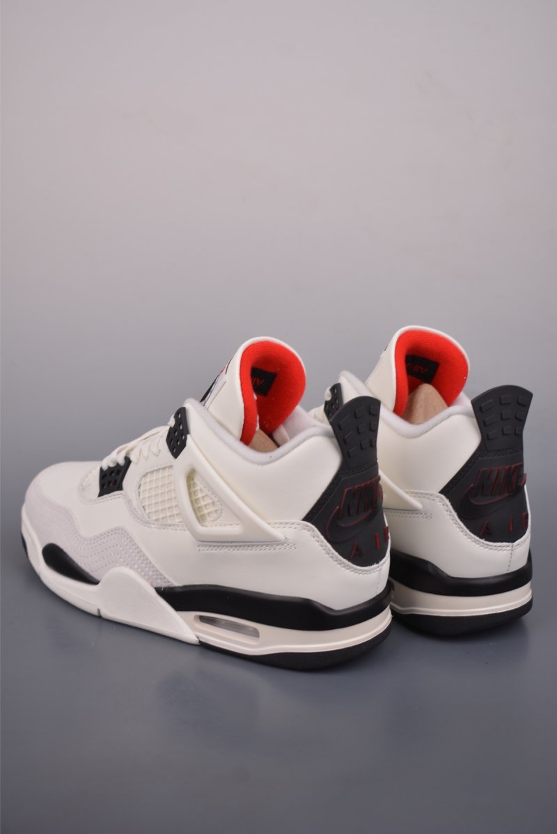 Air Jordan 4 Retro 'Black / White / Red' view