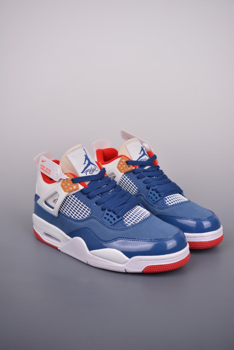 Air Jordan 4 Retro 'White / Red / Blue'