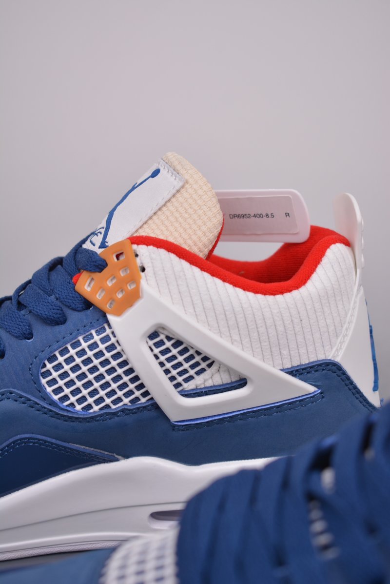 Air Jordan 4 Retro 'White / Red / Blue' view