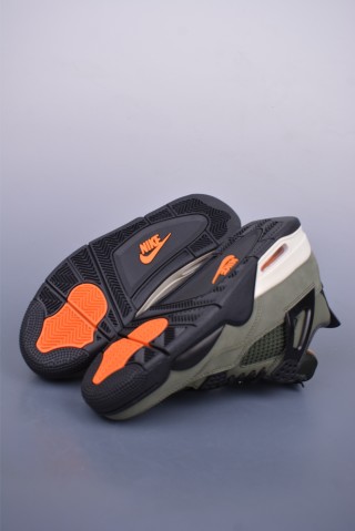 Air Jordan 4 Retro 'Black / Green' view 3