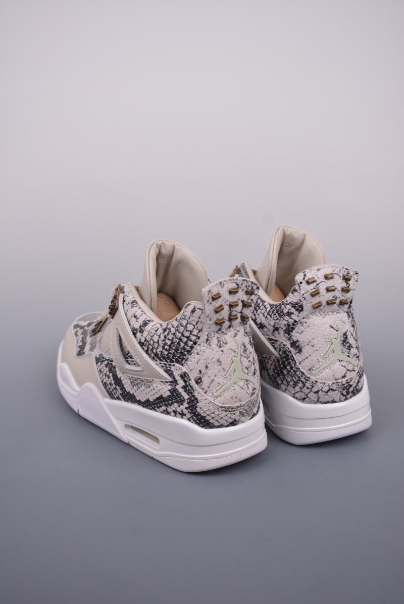 Air Jordan 4 Retro Snakeskin 'Grey / White' view