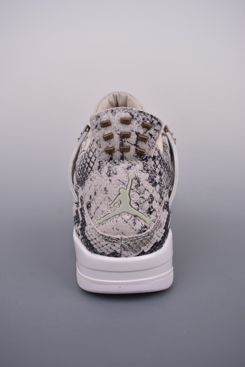 Air Jordan 4 Retro Snakeskin 'Grey / White' view