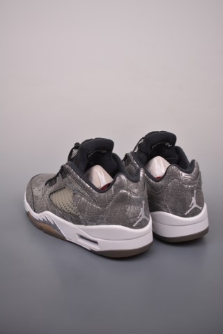 Air Jordan 5 Low 'Grey / Silver' view 2