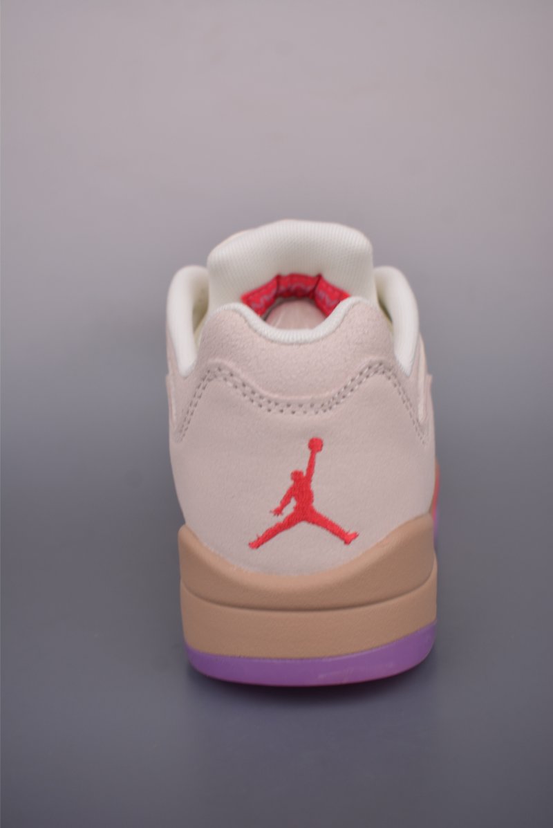 Air Jordan 5 Low 'White / Red / Purple' view