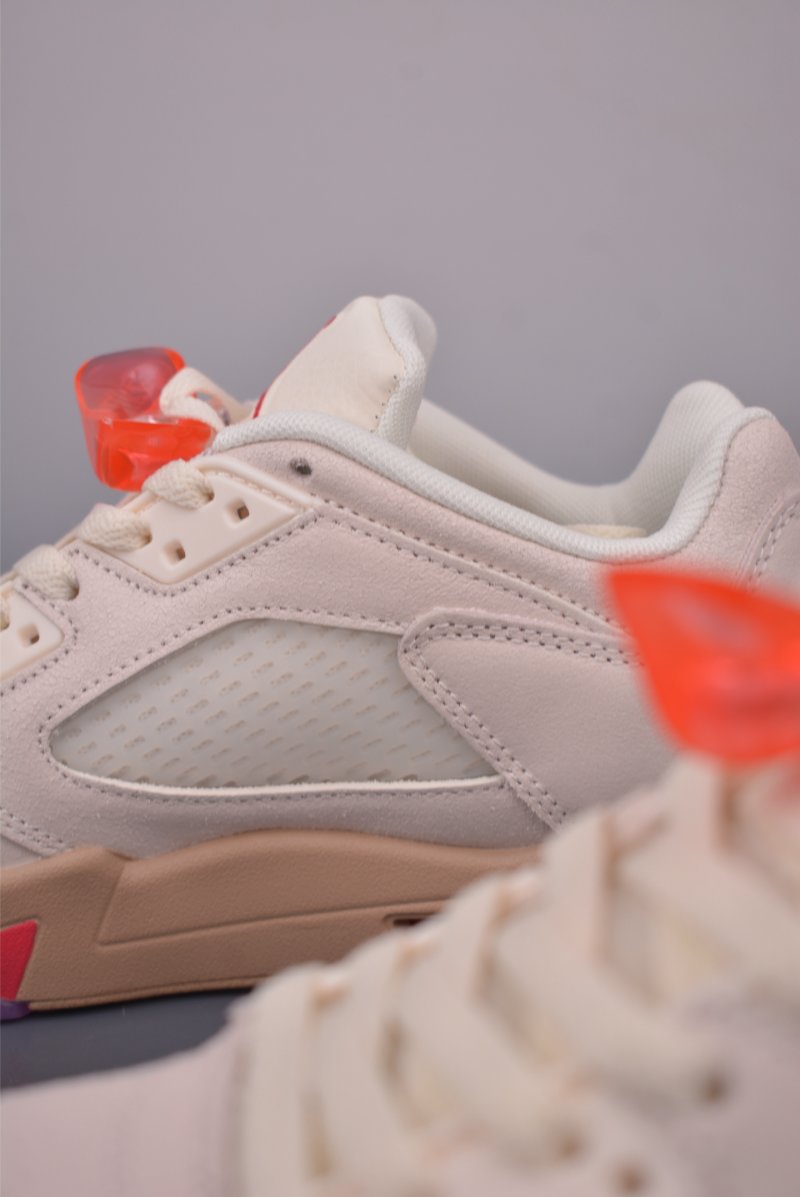 Air Jordan 5 Low 'White / Red / Purple' view