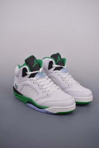 Air Jordan 5 Retro 'White / Green' view 1