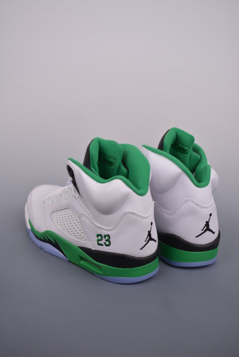 Air Jordan 5 Retro 'White / Green' view