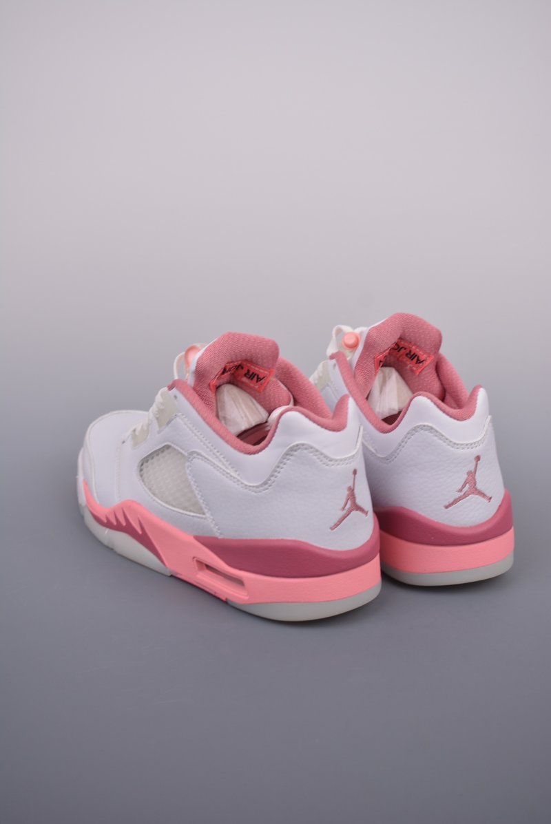 Air Jordan 5 Retro Low 'Crafted For Her White / Pink' view