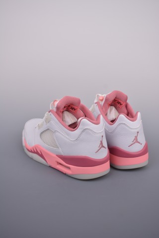 Air Jordan 5 Retro Low 'Crafted For Her White / Pink' view 2