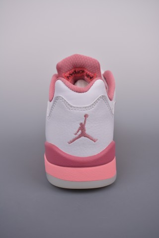 Air Jordan 5 Retro Low 'Crafted For Her White / Pink' view 4