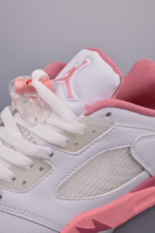 Air Jordan 5 Retro Low 'Crafted For Her White / Pink' view 7