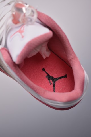 Air Jordan 5 Retro Low 'Crafted For Her White / Pink' view 9