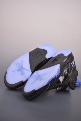 Jordan X Awake NY Air Jordan 5 Retro 'Black / Blue' view 3