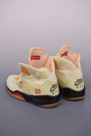 Off-White X Jordan Air Jordan 5 Retro 'Sail' view 2