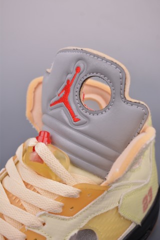 Off-White X Jordan Air Jordan 5 Retro 'Sail' view 7