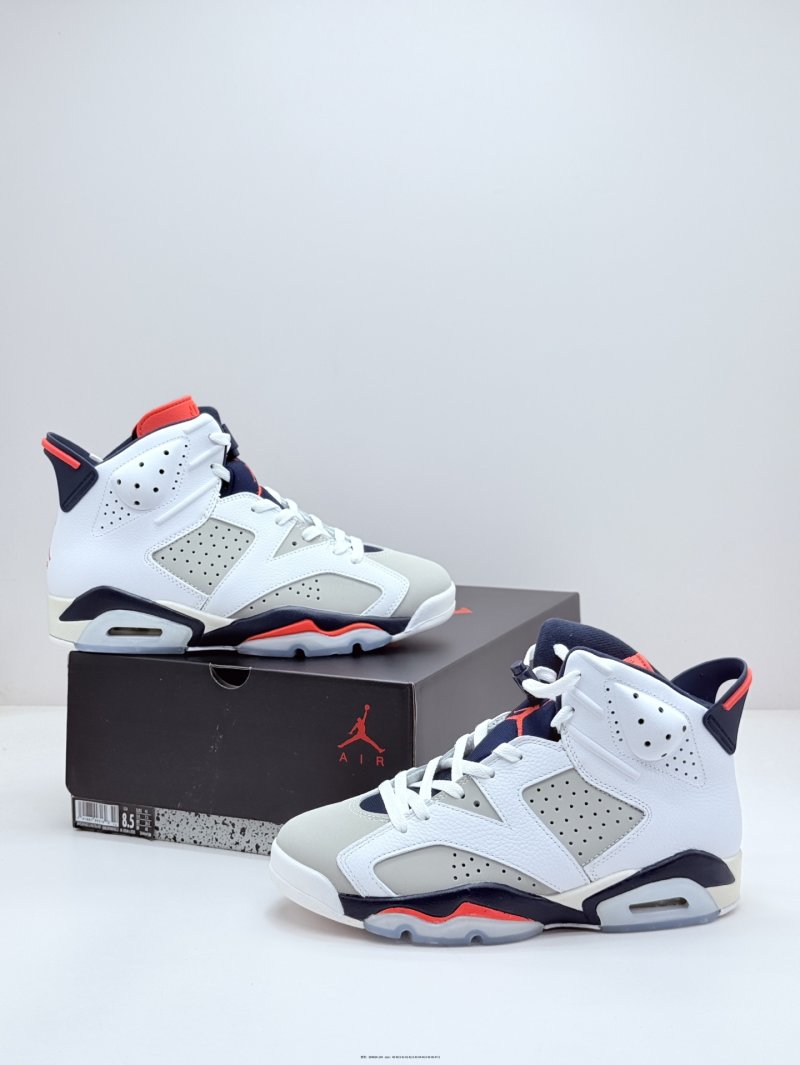 Air Jordan 6 Retro 'Toro Bravo White / Red / Black'