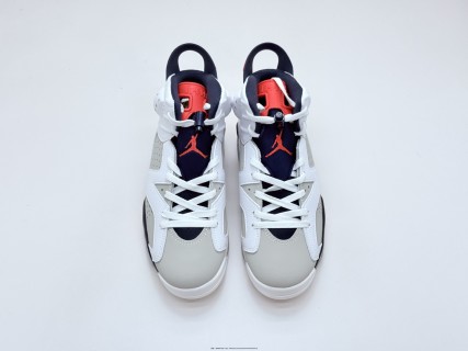 Air Jordan 6 Retro 'Toro Bravo White / Red / Black' view 6