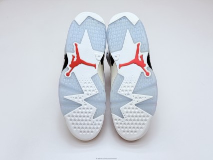 Air Jordan 6 Retro 'Toro Bravo White / Red / Black' view 7