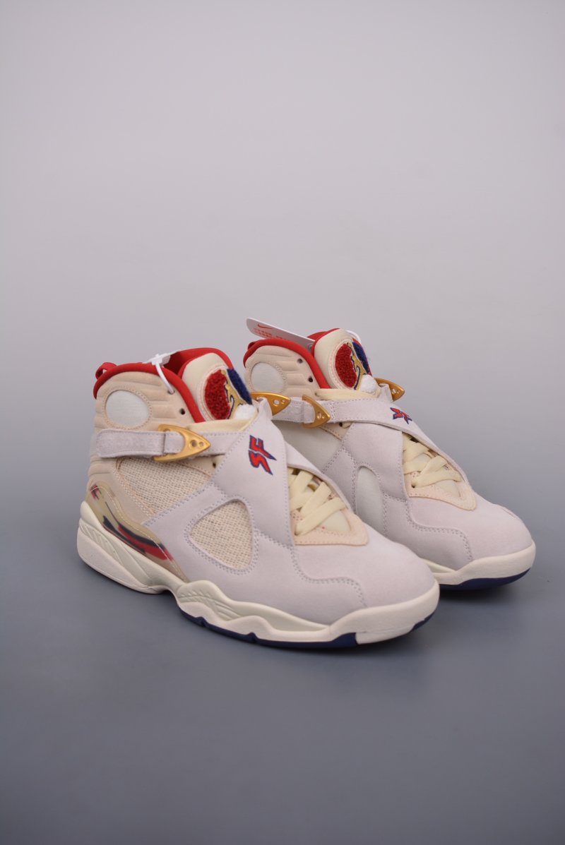 Air Jordan 8 Retro 'Aqua Tinker Hatfield Beige'