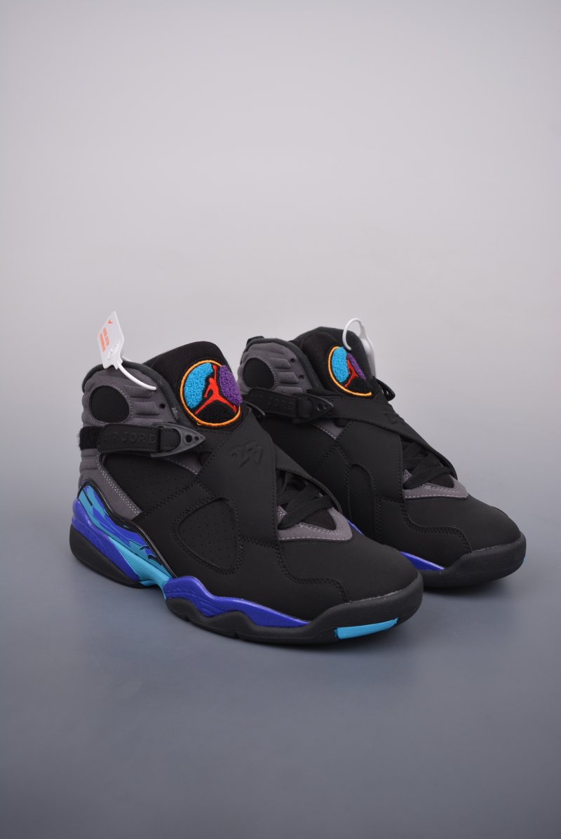 Air Jordan 8 Retro 'Aqua Tinker Hatfield Black / Purple' view