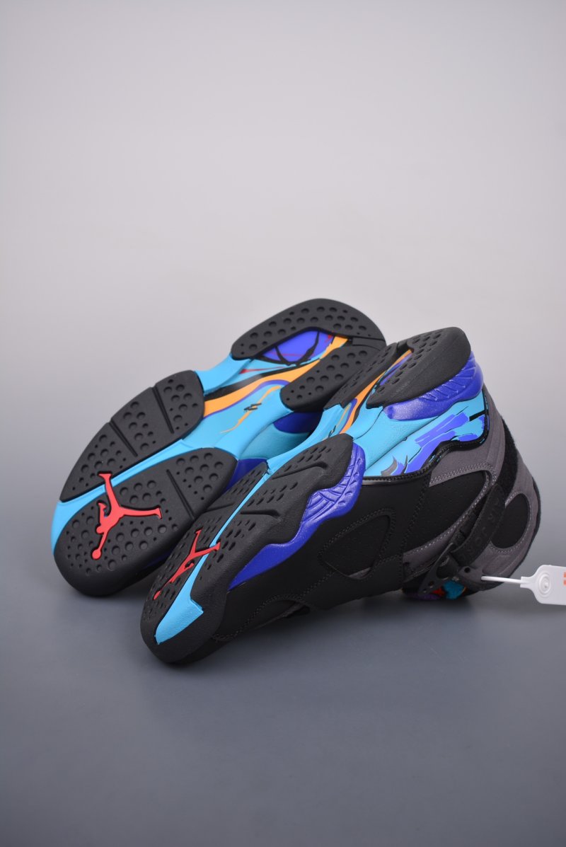 Air Jordan 8 Retro 'Aqua Tinker Hatfield Black / Purple' view
