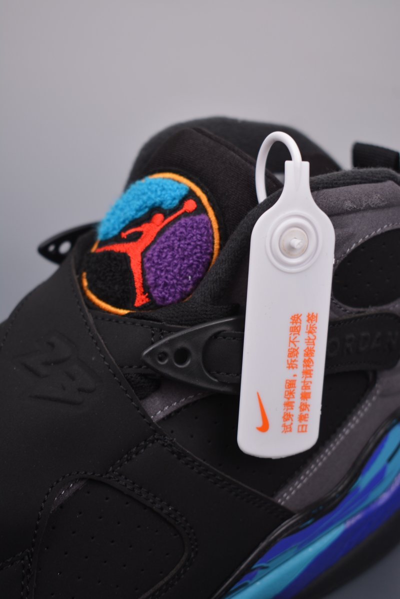 Air Jordan 8 Retro 'Aqua Tinker Hatfield Black / Purple' view