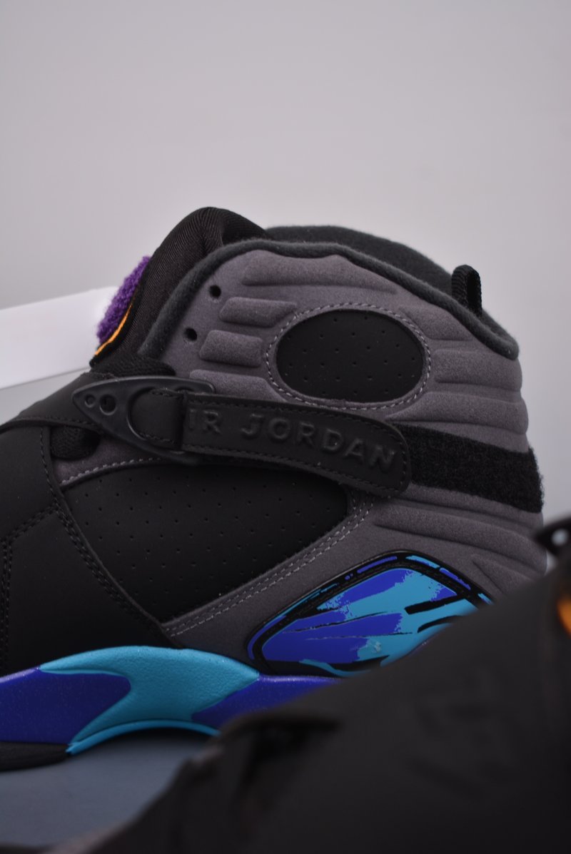 Air Jordan 8 Retro 'Aqua Tinker Hatfield Black / Purple' view