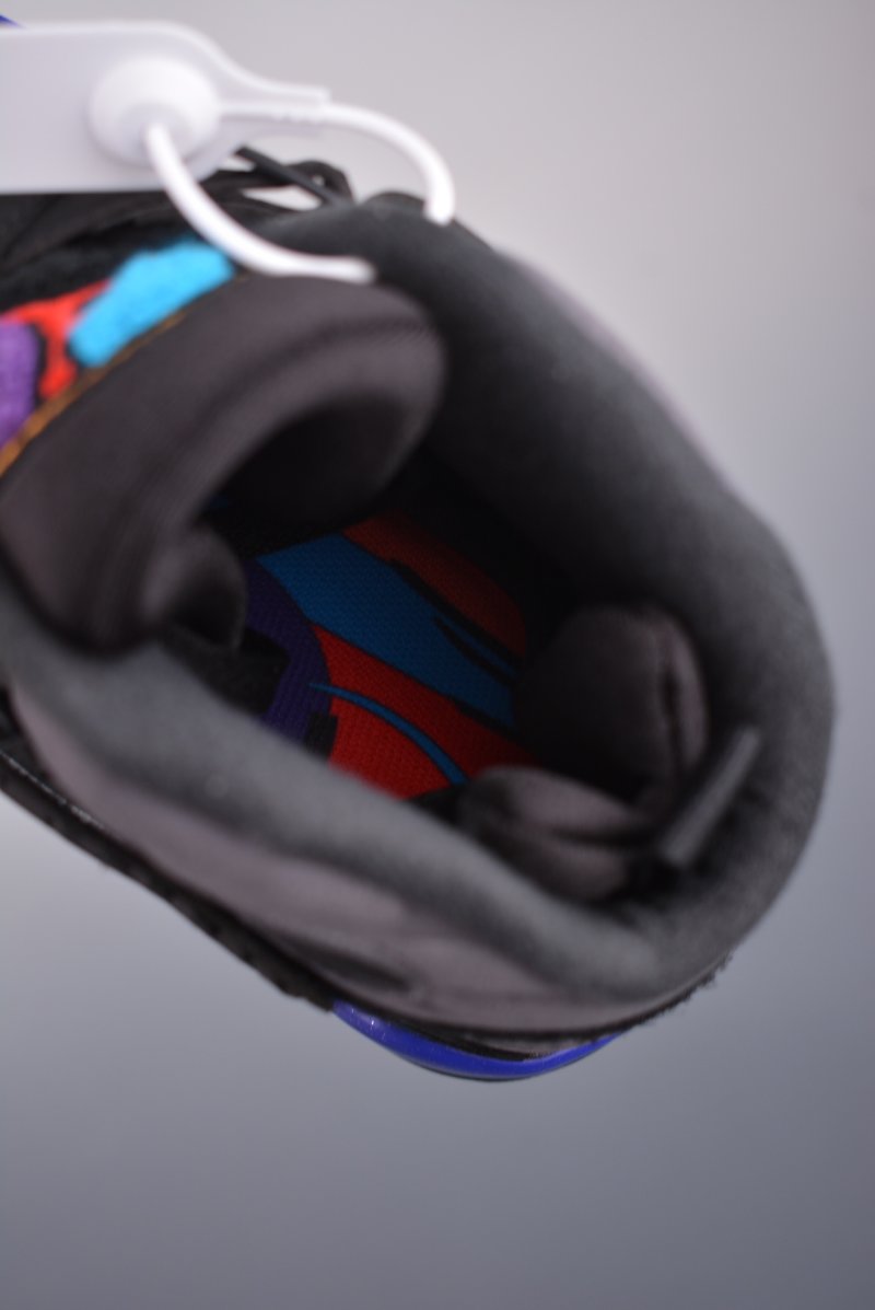Air Jordan 8 Retro 'Aqua Tinker Hatfield Black / Purple' view