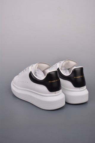 Alexander McQueen Platform Sneaker 'White / Blue / Gold' view 2