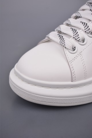 Alexander McQueen Platform Sneaker 'White / Blue / Gold' view 6