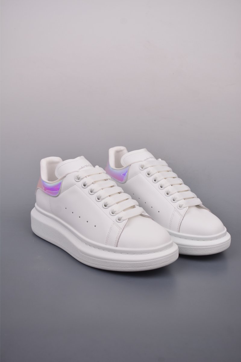 Alexander McQueen Platform Sneaker 'White / Blue / Gold' view