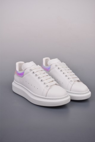 Alexander McQueen Platform Sneaker 'White / Blue / Gold' view 19